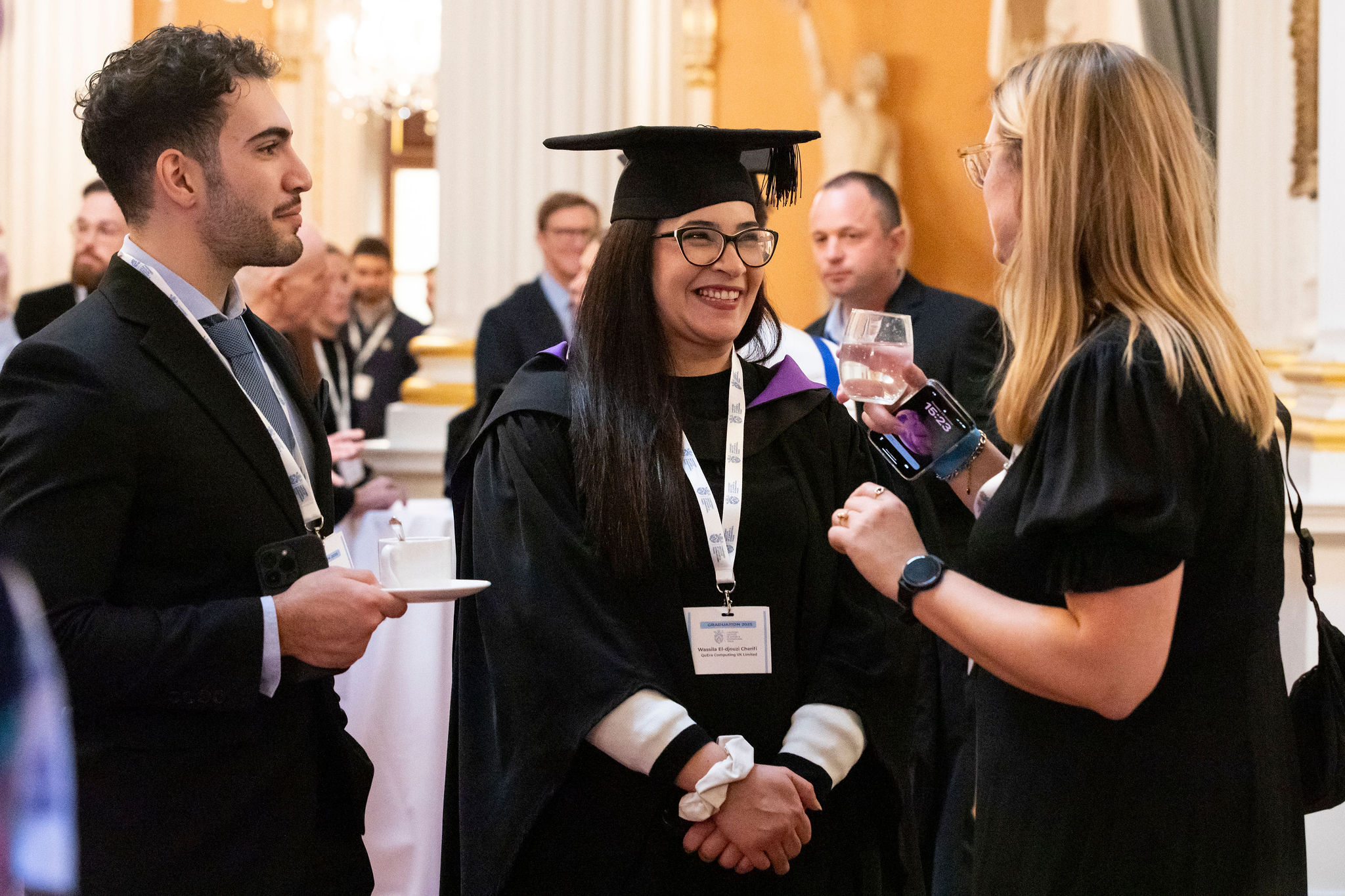 Image of gowned graduate