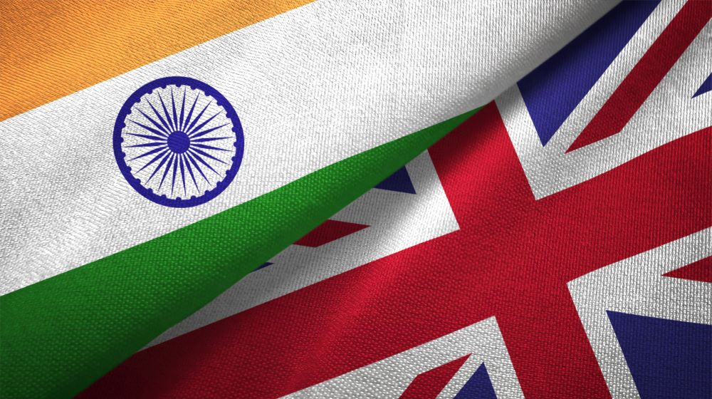 India/UK flag
